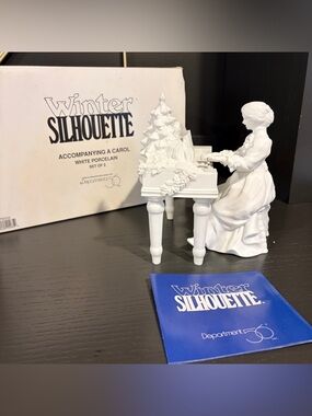 Department 56 Winter Silhouette Accompanying A Carol #7835-2